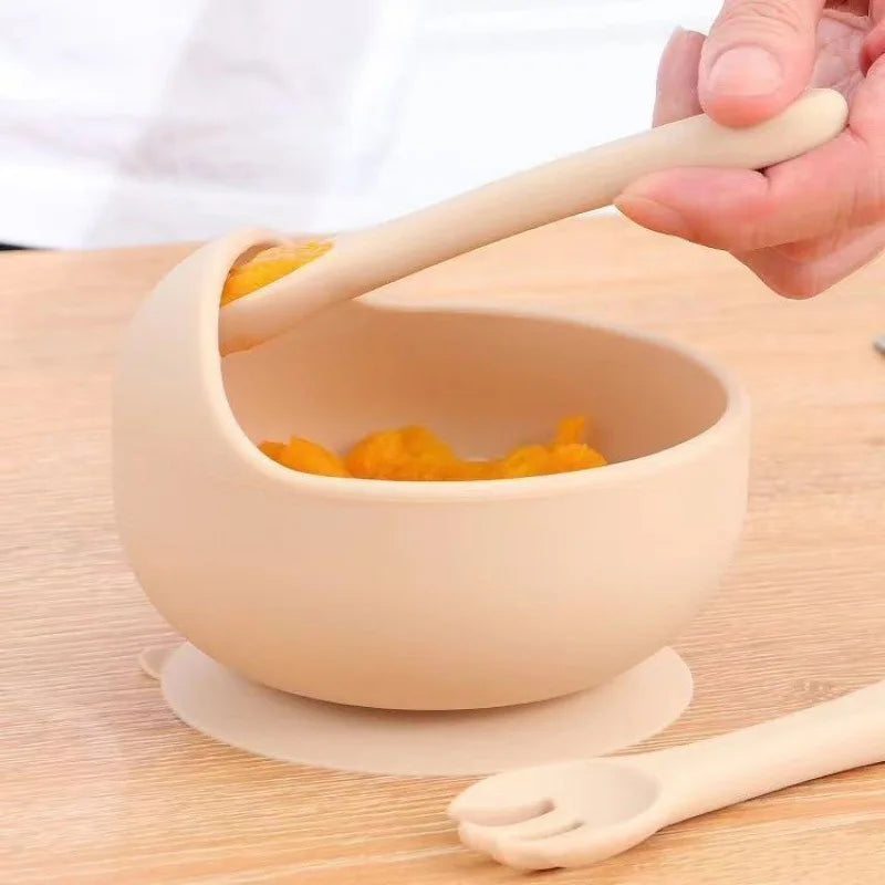 9-Piece Premium Silicone Baby Feeding Set - BPA Free